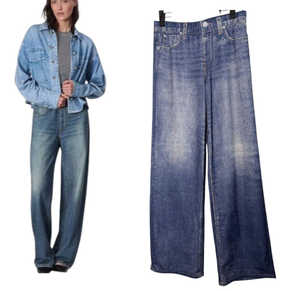 Mila Rosabella Sweatpants Jeans Dark Wash Pull On Size Medium NEW with Tags